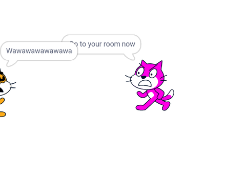 Scratch cat gets grounded Add round 1 