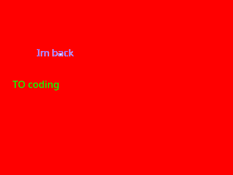 Im back