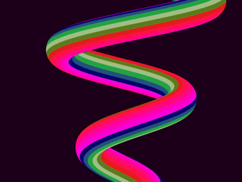 GIF #2    Epic Rainbow Swirl (In 3D!) (Fixed)