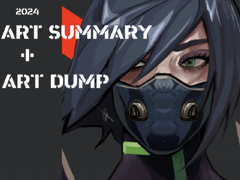 || 2024 Art Summary + ART DUMP || 