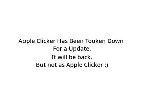 APPLE CLICKER UPDATE