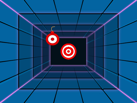 Jeu de la cible (-30 blocs)