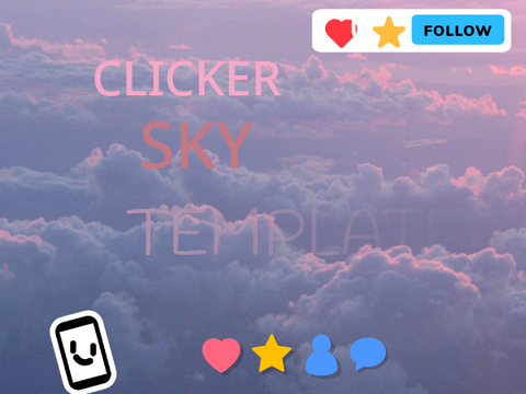 SKY Clicker TEMPLATE_⭐️ + ❤️