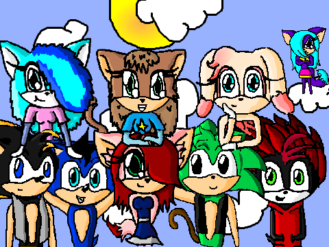 Fern and her friends takin a pic X3