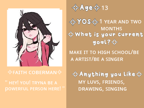 2024 yearbook - Faith Coberman ~