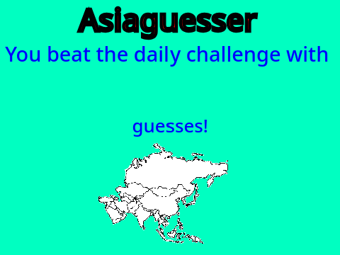 Asiaguesser