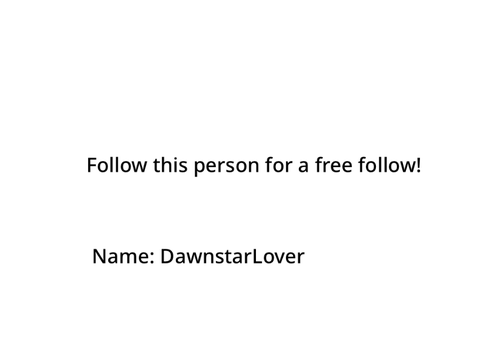 Get a free follow!