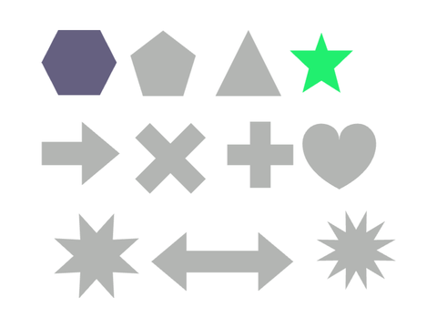 Perfect Complex Shapes