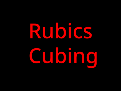 Intro for @RubixCubings