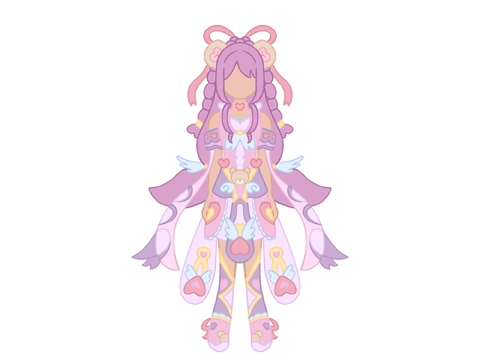 magical girl bear