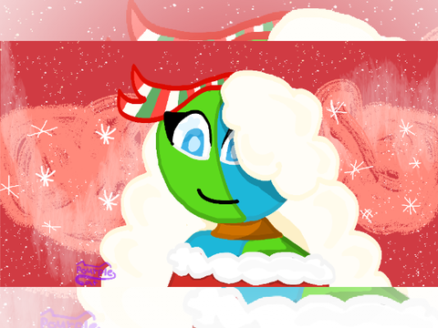 Earth Christmas speedpaint