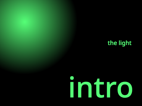 the light intro finished