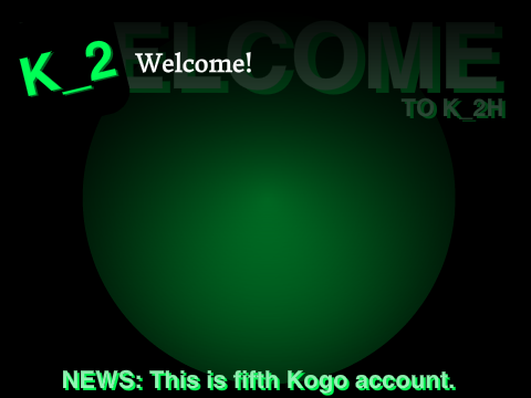 Welcome!  
