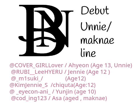 BLACK NOW debut Unnie/maknae line