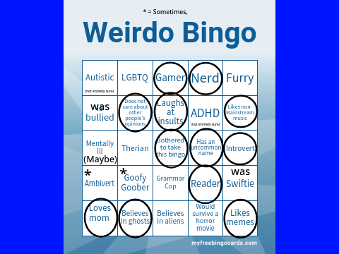 Weirdo bingo remix