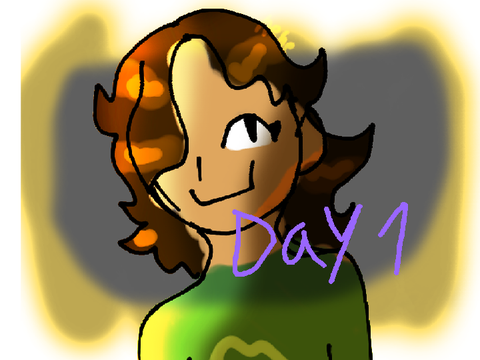 Drawing myself for 10 days - day 1-2