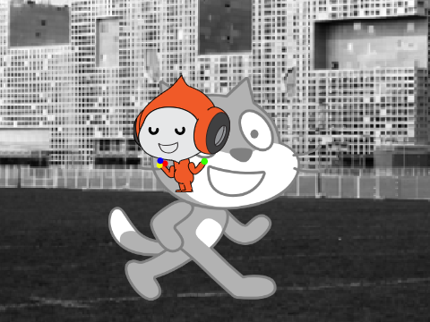 Colorless Scratch Cat!? but with SOUND