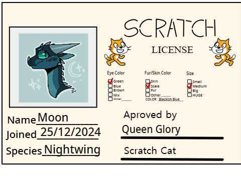 my scratch license 