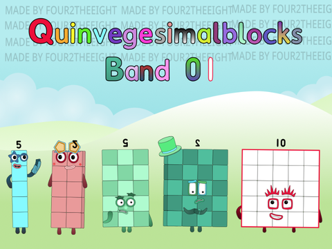Quinvegesimal (Base-25) Blocks Band 1
