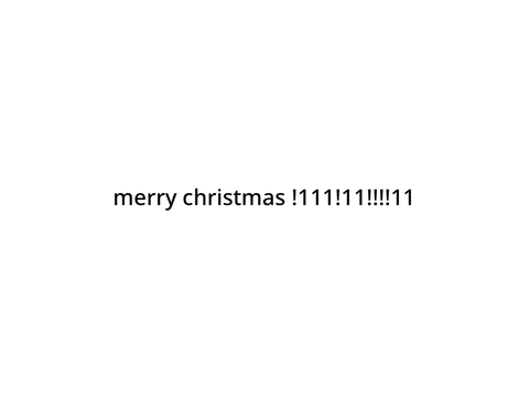 merry christmas !