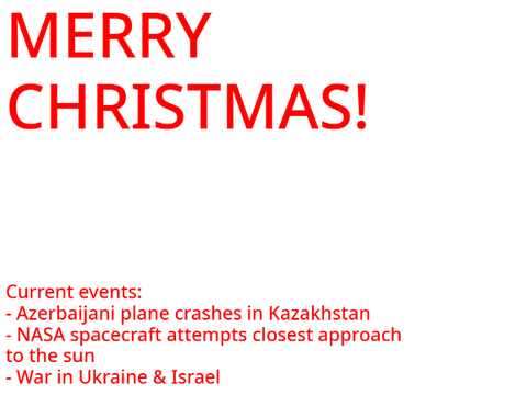 merry Christmas