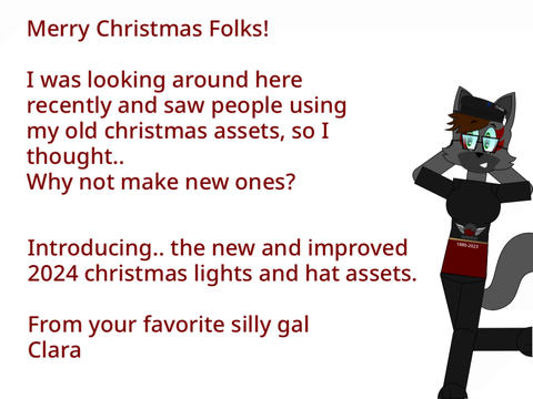 My christmas gift to the folks who've used my christmas assets in the past.