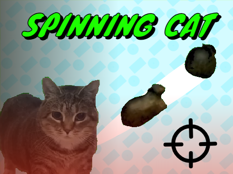 Spinning Cat | Shooting game | Mobile friendly