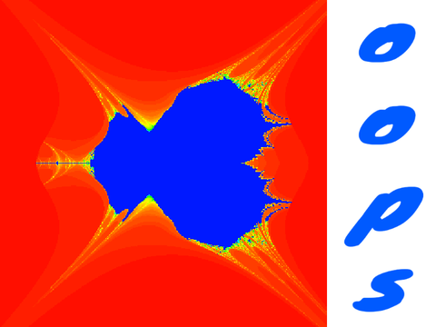 Mandelbrot set oops