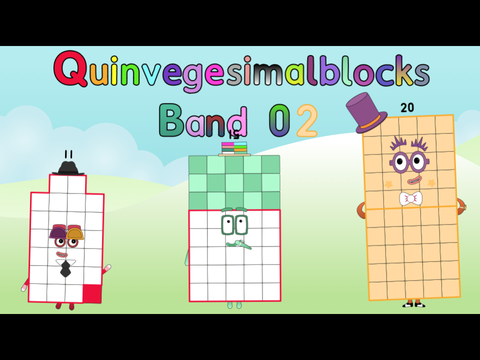 Quinvegesimal (Base-25) Blocks Band 2