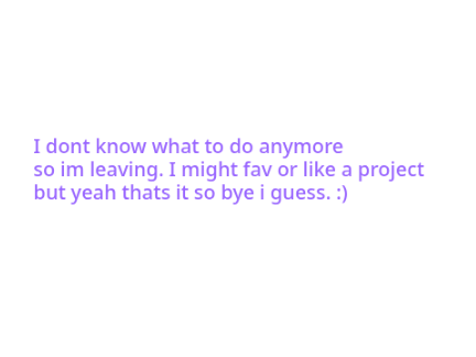 im leaving