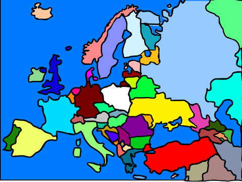 Карта Европы 2027