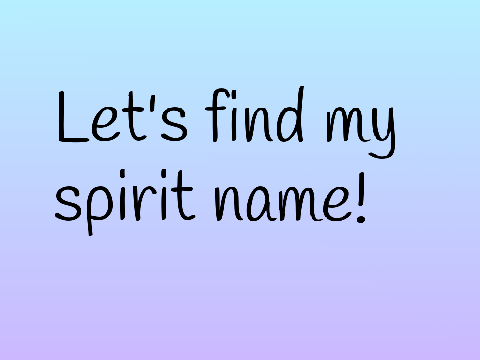 // What is My Spirit Name? // Slides Animation //  remix