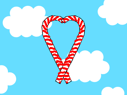 Candycane Heart
