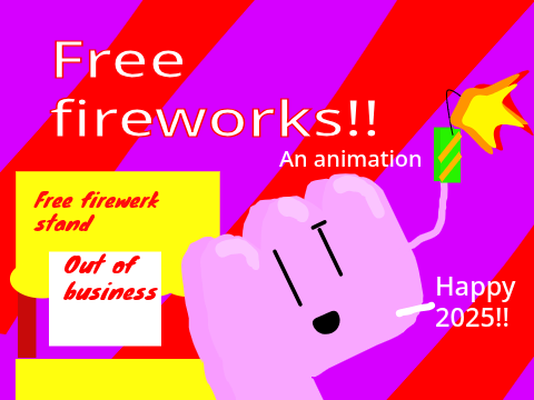 Free Fireworks! (An animation for new years)