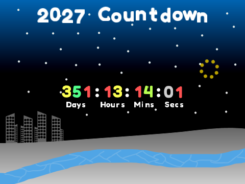 2027 countdown