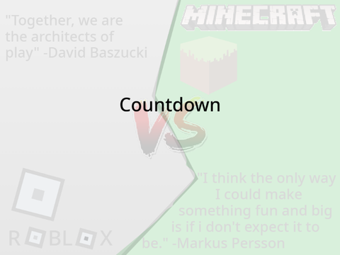 Roblox VS minecraft