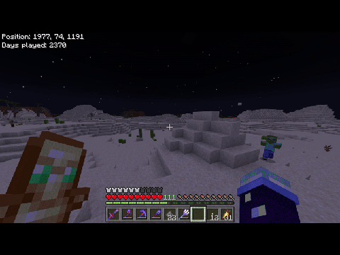 Floating Sand in my Survival World
