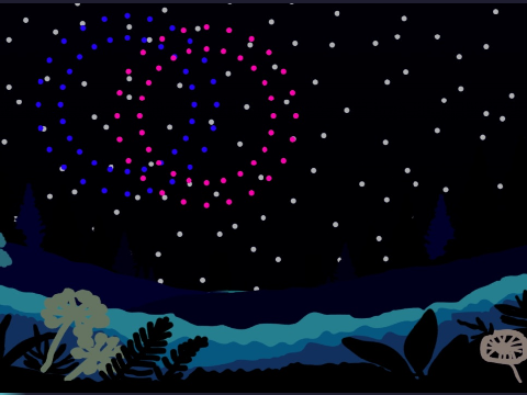New Years parallax
