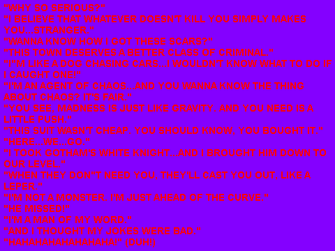 Joker Quotes