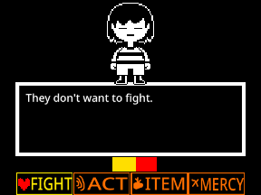 -A Friendly Encounter- Frisk Dreemurr Battle