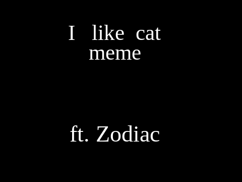 - I like cat - memix -