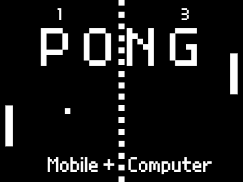 PONG (Mobile/computer friendly)