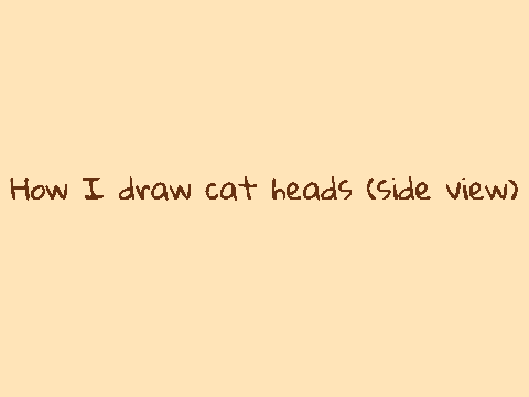 How I draw cats (side)