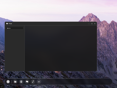 FluxOS ui concept