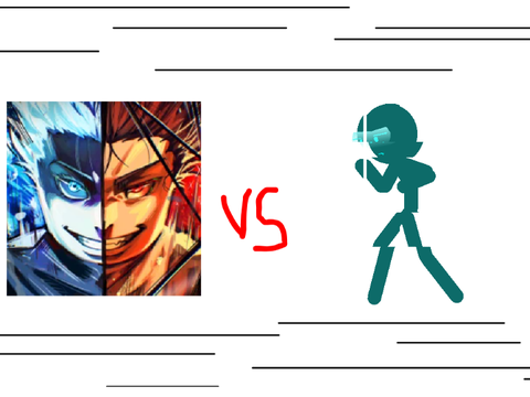 Jujutsu Infinite vs Laggy player