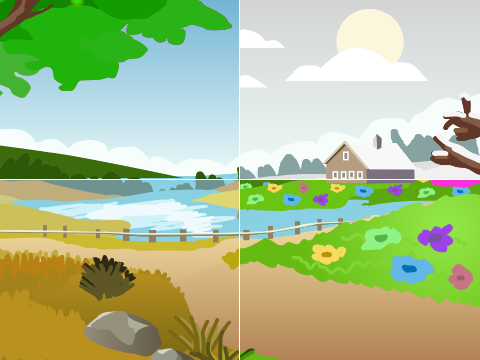 Seasons parallax