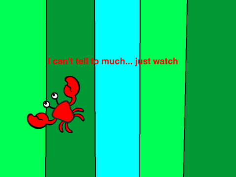 Random crab riding a... well you'll see