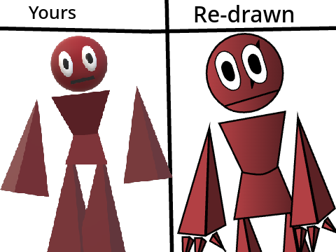 Click (my art) for costume change
