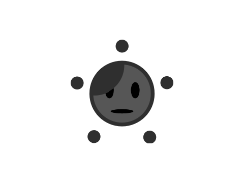 Accurate Black heart vectors