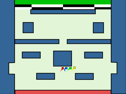 Square Race: Escape the Crusher!
